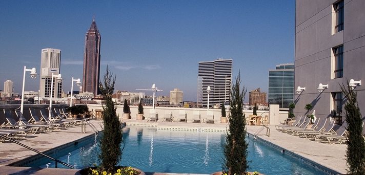 Embassy Suites By Hilton Atlanta At Centennial Olympic Park Exterior foto